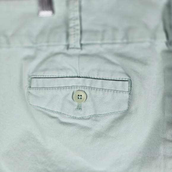 Talbots Women's The Daily Ankle Mint Green Stretchy Slit Pockets Casual Pants 14 - Picture 7 of 11